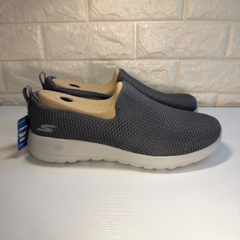 Skechers GOwalk Joy Womens 9.5 Wide Charcoal New Walking Shoes 15600W